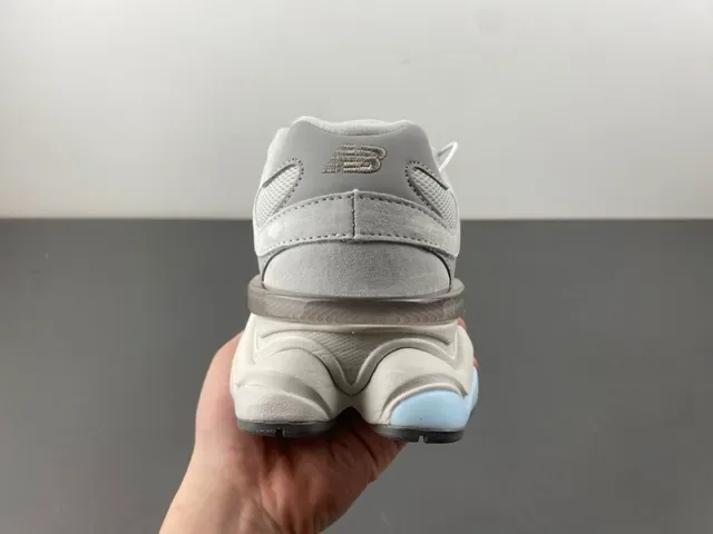 New Balance Zapatillas Chunky Gris Azul Midsole Malla Y Ante 4