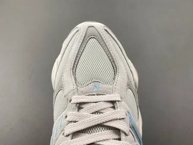 New Balance Zapatillas Chunky Gris Azul Midsole Malla Y Ante 5