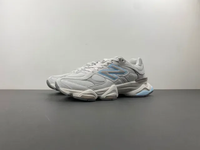 New Balance Zapatillas Chunky Gris Azul Midsole Malla Y Ante 9