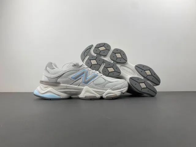 New Balance Zapatillas Chunky Gris Azul Midsole Malla Y Ante 11