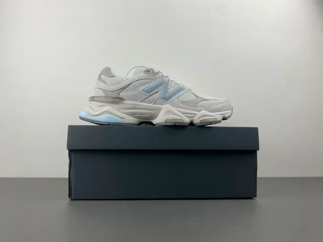 New Balance Zapatillas Chunky Gris Azul Midsole Malla Y Ante 14