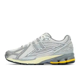 New Balance 灰黄色网布鞋面合成笼架叠层跑鞋
