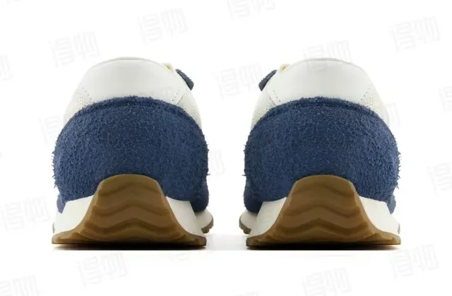 New Balance Navy Red Retro Runner ante y textil parte superior zapatillas de estilo de vida 3