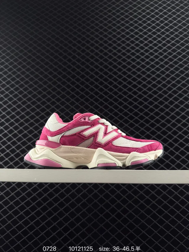 New Balance NB9060 Tênis Chunky Rosa e Creme 6