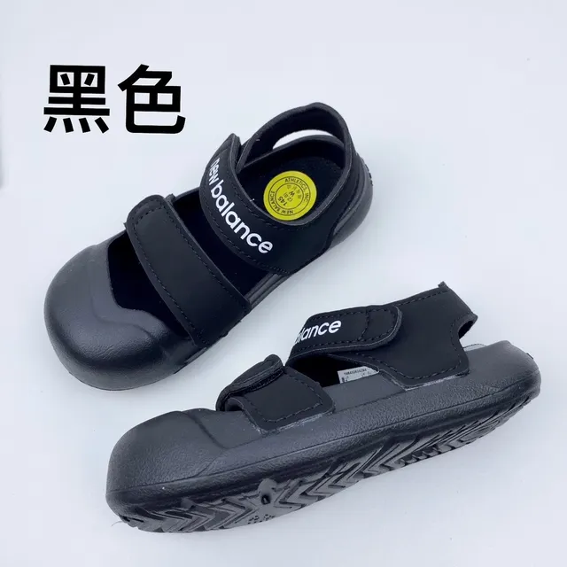 New Balance صندل كاجوال أرجواني أبيض مع حزامين فيلكرو إغلاق غطاء إبهام مدور 7