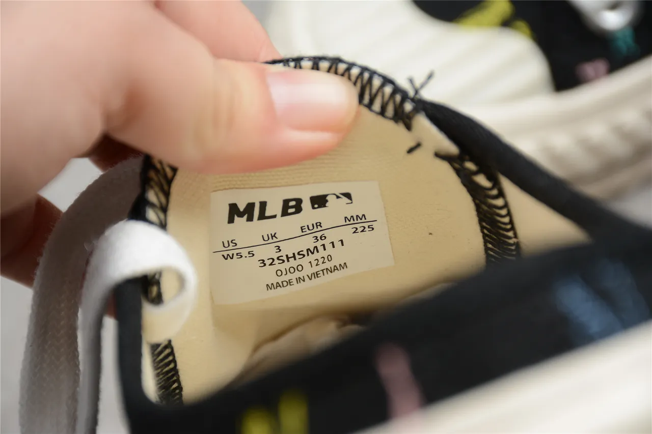 New Era NY Logo Print Mule Canvas Zapatos con Cordones 10
