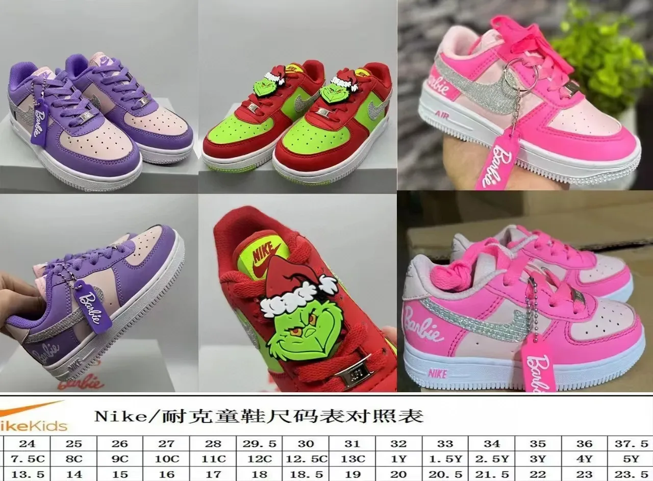 Nike Air Force 1 Barbie Pink Lifestyle Sneakers 2