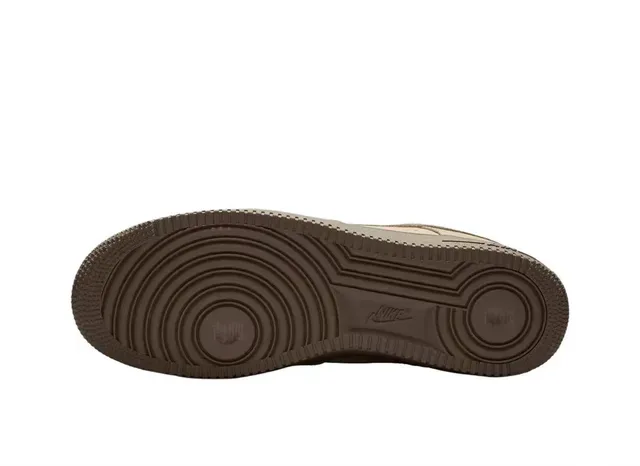 Nike Air Force 1 Beige and Brown Lifestyle Sneakers 2