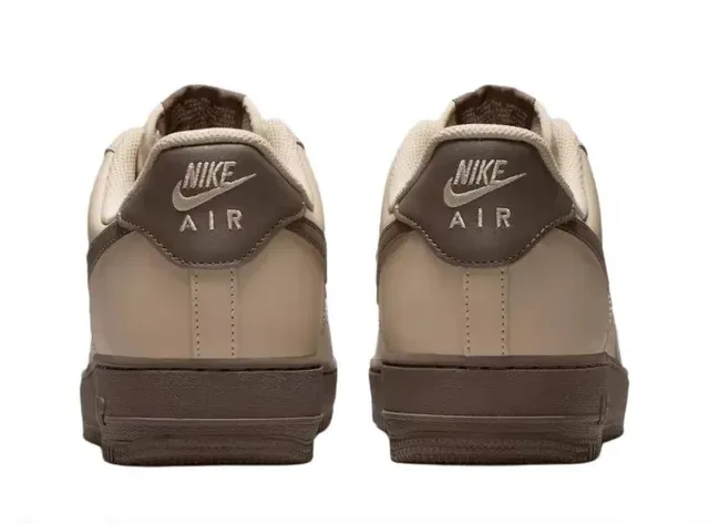 Nike Air Force 1 Beige and Brown Lifestyle Sneakers 3