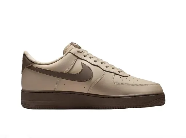 Nike Air Force 1 Beige and Brown Lifestyle Sneakers 5