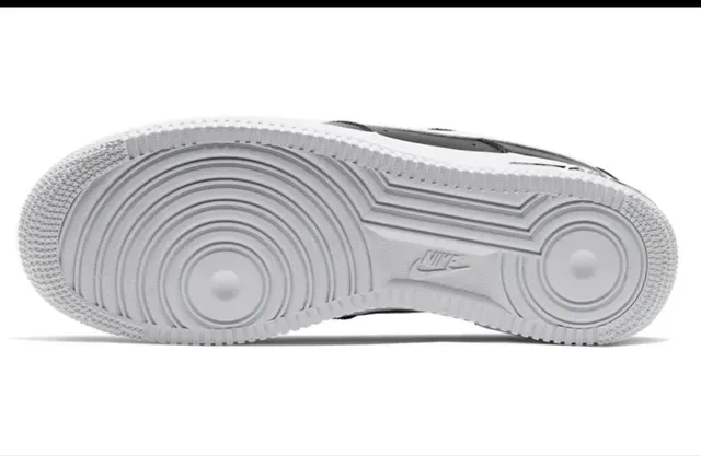 Nike Air Force 1 Black and White Lifestyle Sneakers 6