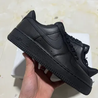 Nike Air Force 1 Tênis Lifestyle de Couro Preto