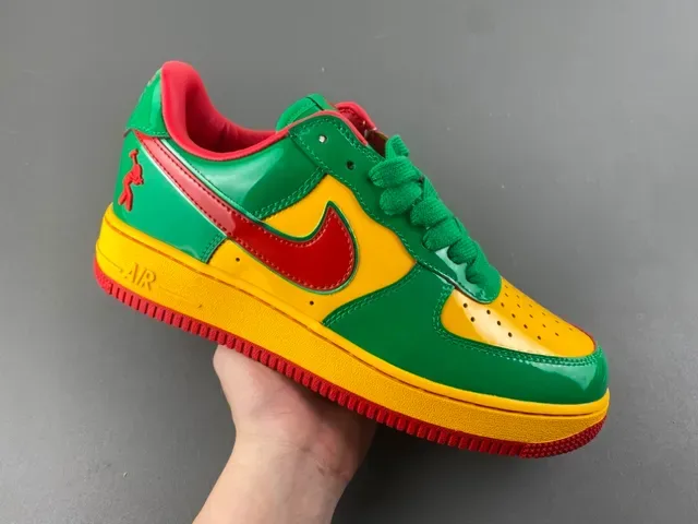 Nike Air Force 1 Multicolor Glossy Lifestyle Sneakers 1