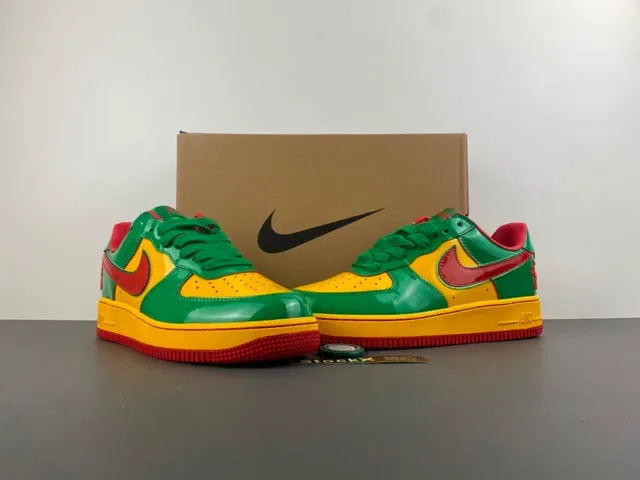 Nike Air Force 1 Multicolor Glossy Lifestyle Sneakers 13