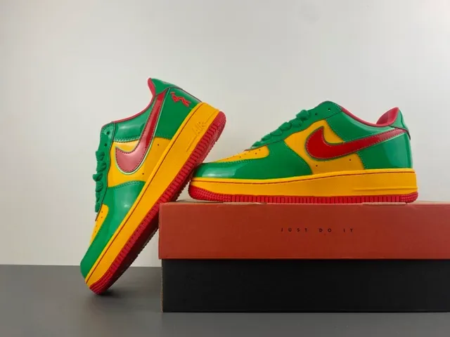 Nike Air Force 1 Multicolor Glossy Lifestyle Sneakers 14