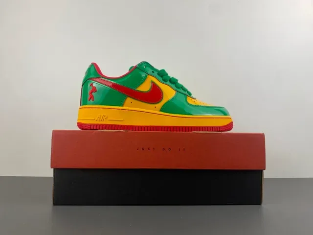 Nike Air Force 1 Multicolor Glossy Lifestyle Sneakers 15
