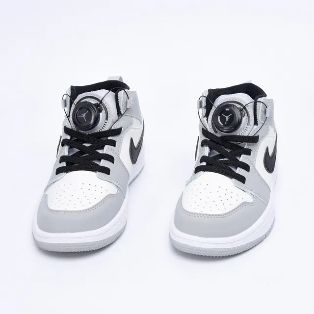 Nike Air Jordan 1 High Tênis de Basquete Infantil Vermelho Preto Branco 4