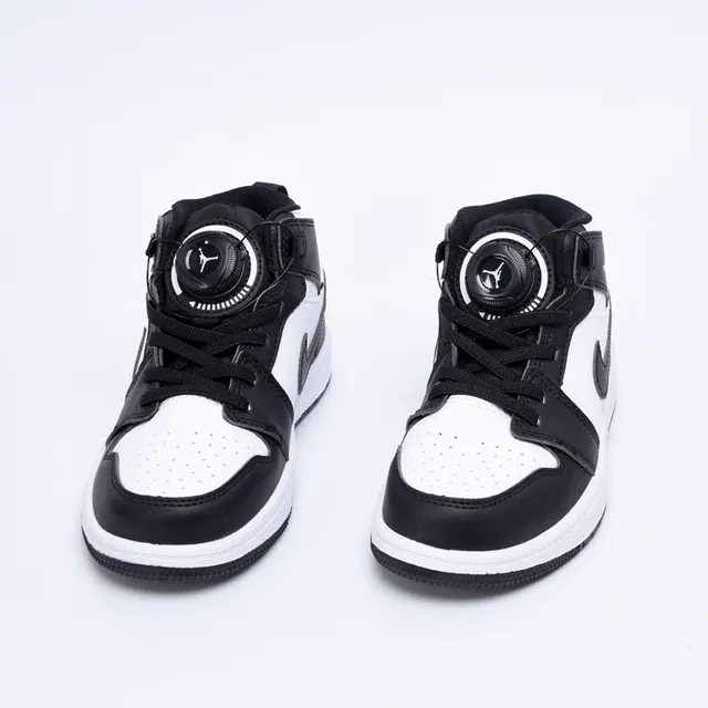 Nike Air Jordan 1 High Tênis de Basquete Infantil Vermelho Preto Branco 13