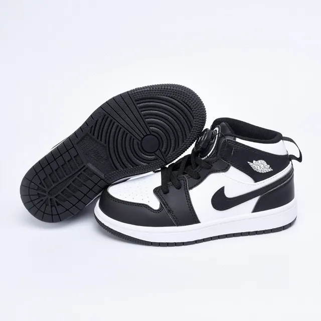 Nike Air Jordan 1 High Tênis de Basquete Infantil Vermelho Preto Branco 15