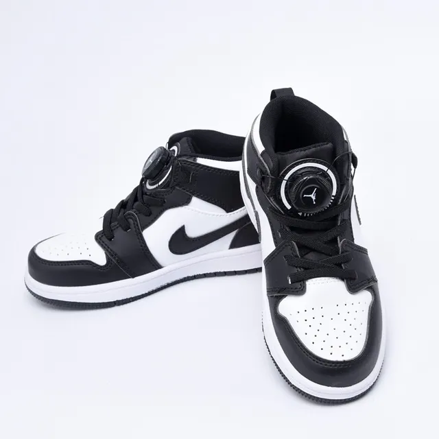 Nike Air Jordan 1 High Tênis de Basquete Infantil Vermelho Preto Branco 16