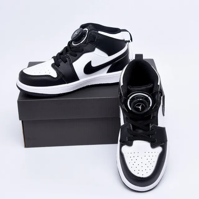 Nike Air Jordan 1 High Tênis de Basquete Infantil Vermelho Preto Branco 19