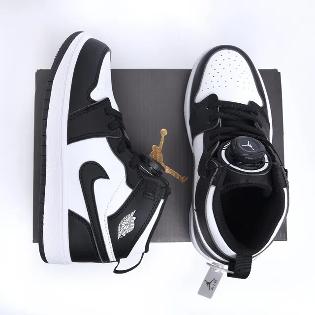 Nike Air Jordan 1 High Tênis de Basquete Infantil Vermelho Preto Branco 20