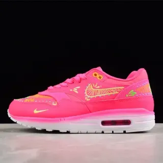 Nike Air Max 1 Bright Pink Tênis Lifestyle Bordados