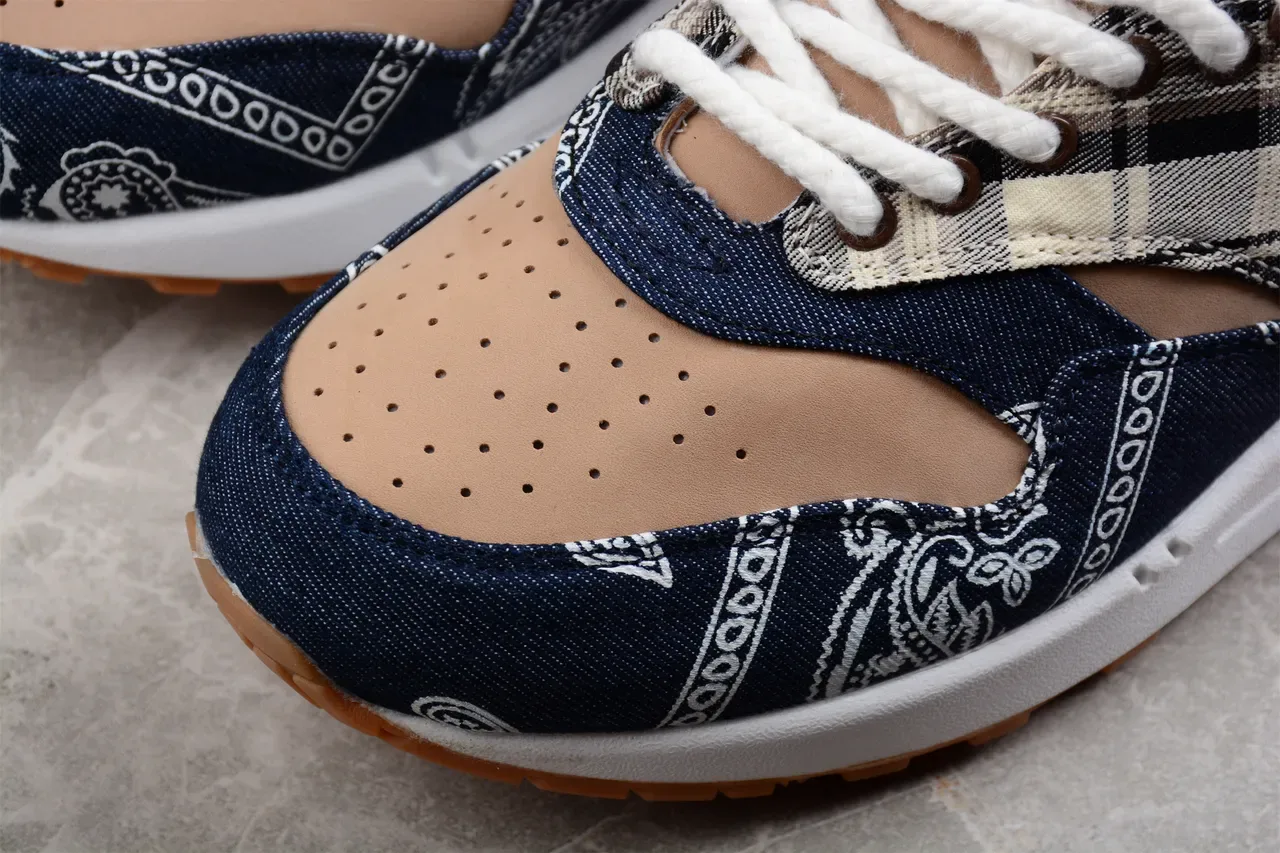 نايك إير ماكس 1 Denim Bandana Plaid سنيكرز لايف ستايل 3