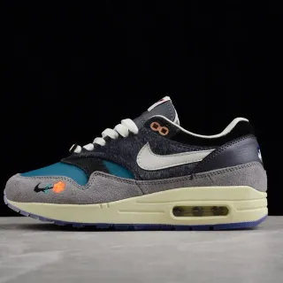 Nike Air Max 1 حذاء رياضي أسلوب حياة مزين بخياطة زهور ملونة متعددة