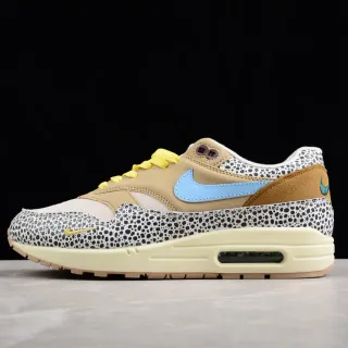Nike Air Max 1 Safari حذاء رياضي أسلوب حياة بيج متبقع