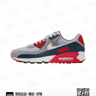 Nike Air Max 90 Gris Marino Rojo Zapatillas Lifestyle