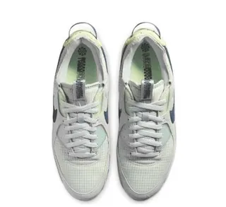 Nike Air Max 90 Light Gray Teal Translucent Sole Lifestyle Sneakers 4