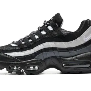 Nike Air Max 95 أسود وفضي أحذية رياضية أسلوب حياة