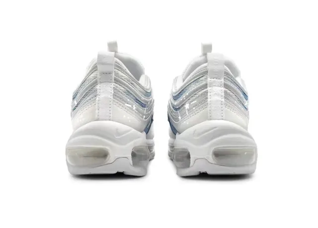 Nike Air Max 97 blanco y azul iridiscente zapatillas lifestyle 4
