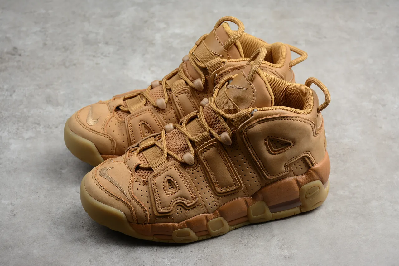 Nike Air More Uptempo Trigo Zapatos de baloncesto 9