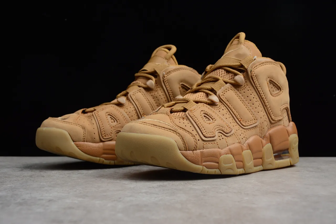 Nike Air More Uptempo Trigo Zapatos de baloncesto 14