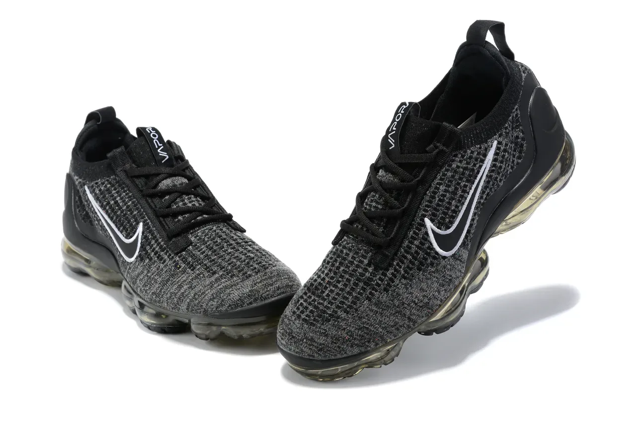 Nike Air VaporMax Black Heather Knit Lifestyle Sneakers 11