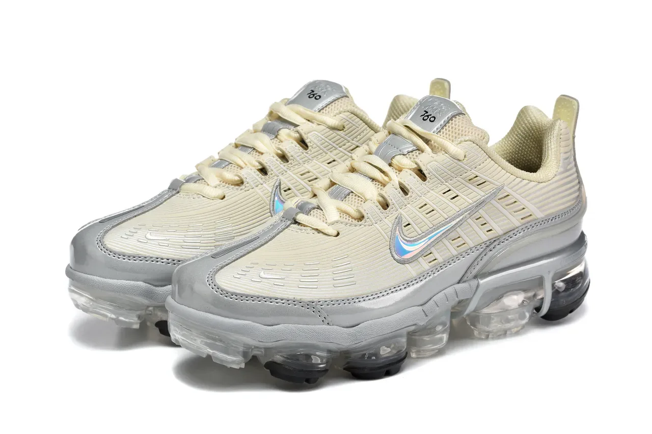 Nike Air VaporMax Plus Off-White Silver Transparent Lifestyle Sneakers 8