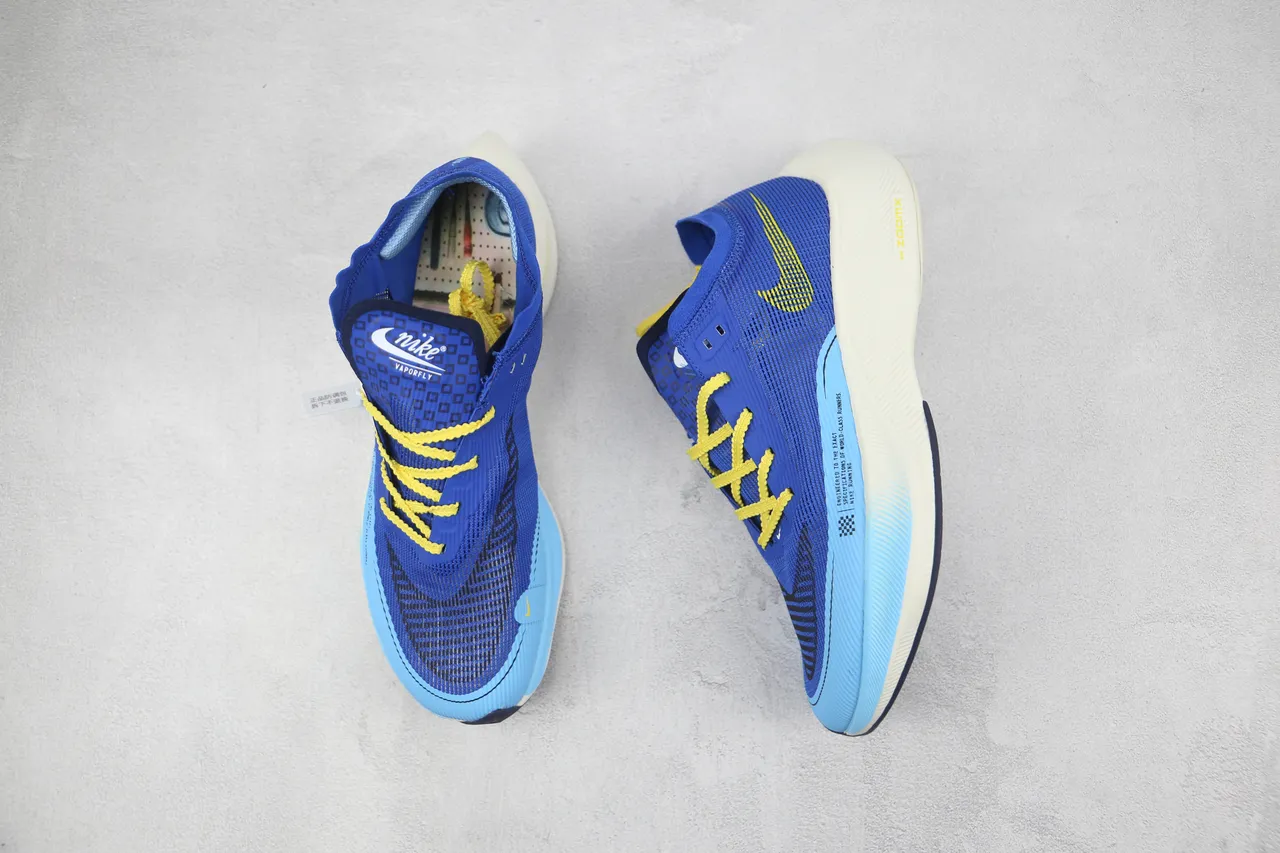 Nike Air Zoom Alphafly Blue Yellow রানিং শু 3