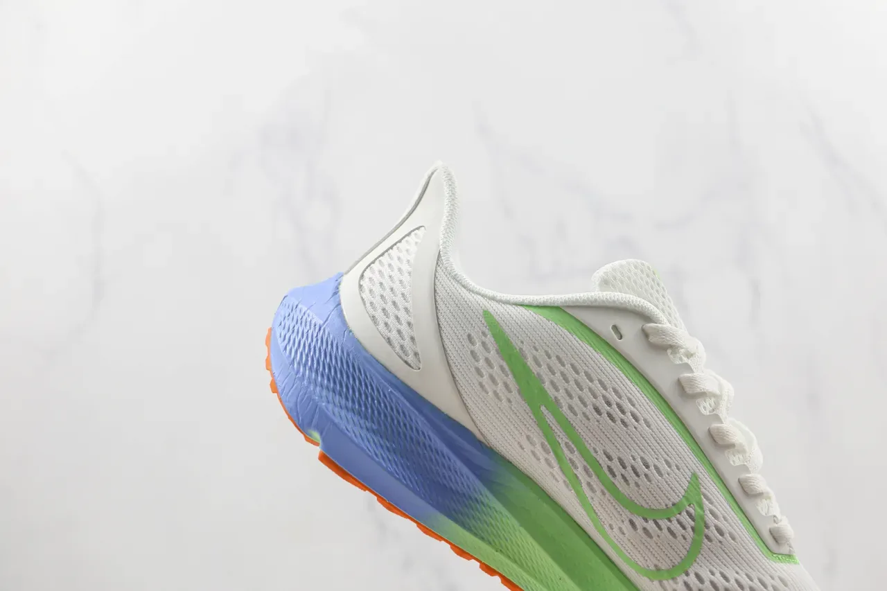 Nike Air Zoom Pegasus 白色 青柠绿 蓝色 橙色 跑鞋 5