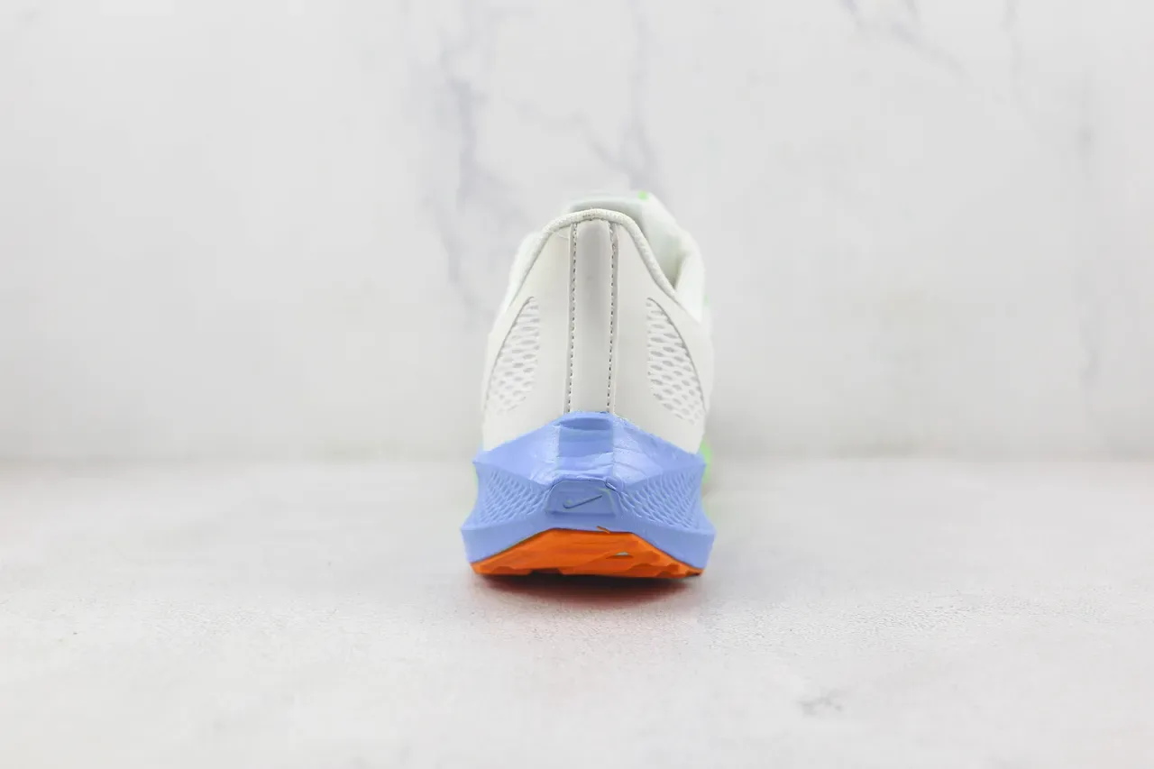 Nike Air Zoom Pegasus 白色 青柠绿 蓝色 橙色 跑鞋 9
