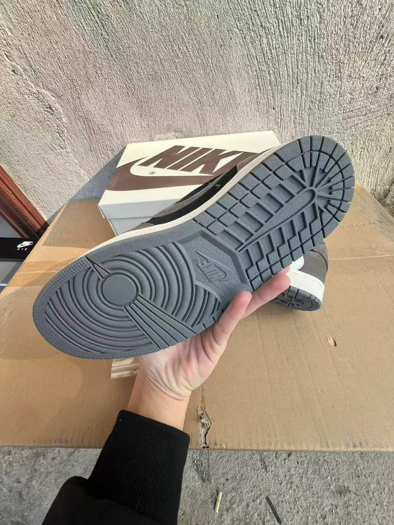 Nike أحذية رياضية أسلوب حياة سوداء رمادية منخفضة الظهر بظلال و جزء علوي من المواد المختلطة 6