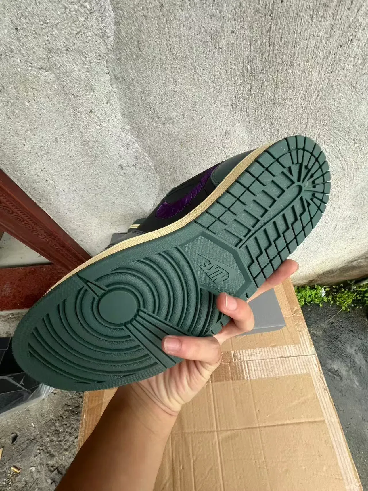 Nike أحذية رياضية أسود أخضر منخفضة الارتفاع مع Swoosh منسوجة بحبل أسلوب حياة 6