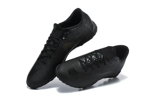 Nike Black Knit Upper Turf Soccer Shoes 2