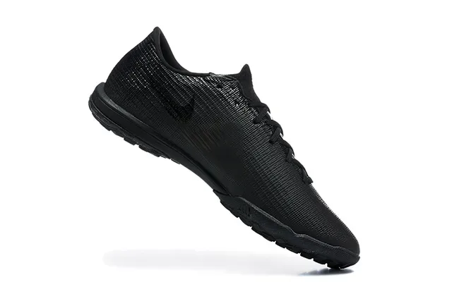 Nike Black Knit Upper Turf Soccer Shoes 3