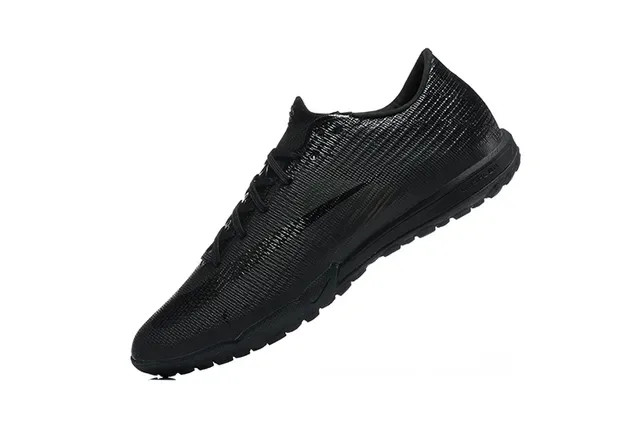 Nike Black Knit Upper Turf Soccer Shoes 4
