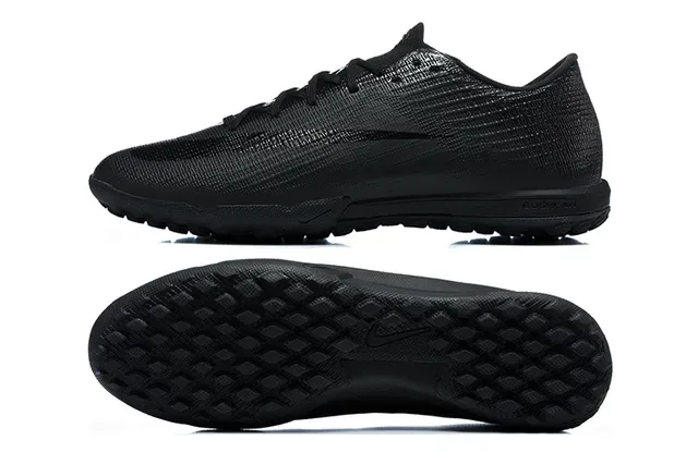 Nike Black Knit Upper Turf Soccer Shoes 9