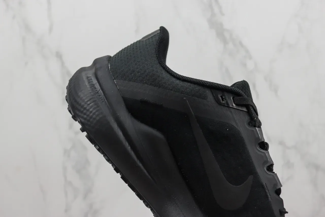 Nike Black Monochrome Engineered Mesh Upper Running Shoes 5