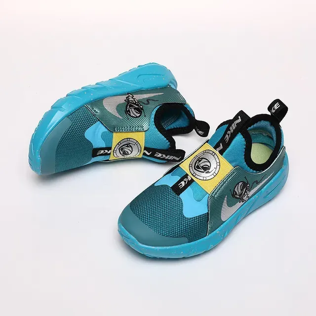 Nike Blue Black Slip-On Mesh Upper Lifestyle Sneakers 20
