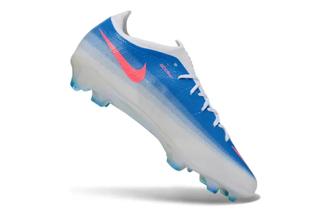 Nike নীল গোলাপি Atomknit Upper Iridescent Sole Plate Firm-Ground ফুটবল জুতো 2